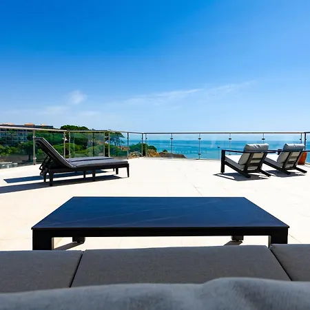 Penthouse Apartment, Superb Sea View 1 Bedroom, Verandas Do Mar At02 Apartament Albufeira